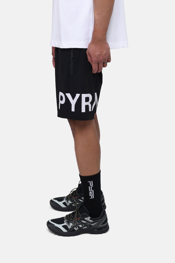 TEAM NYLON SHORT - BLACK