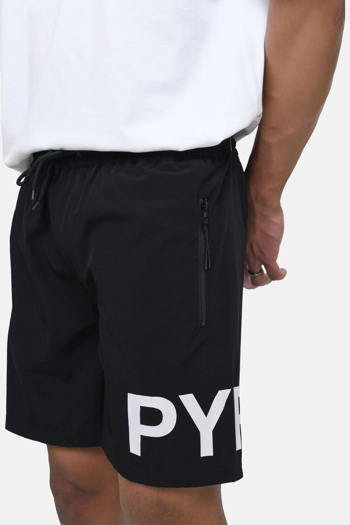 TEAM NYLON SHORT - BLACK