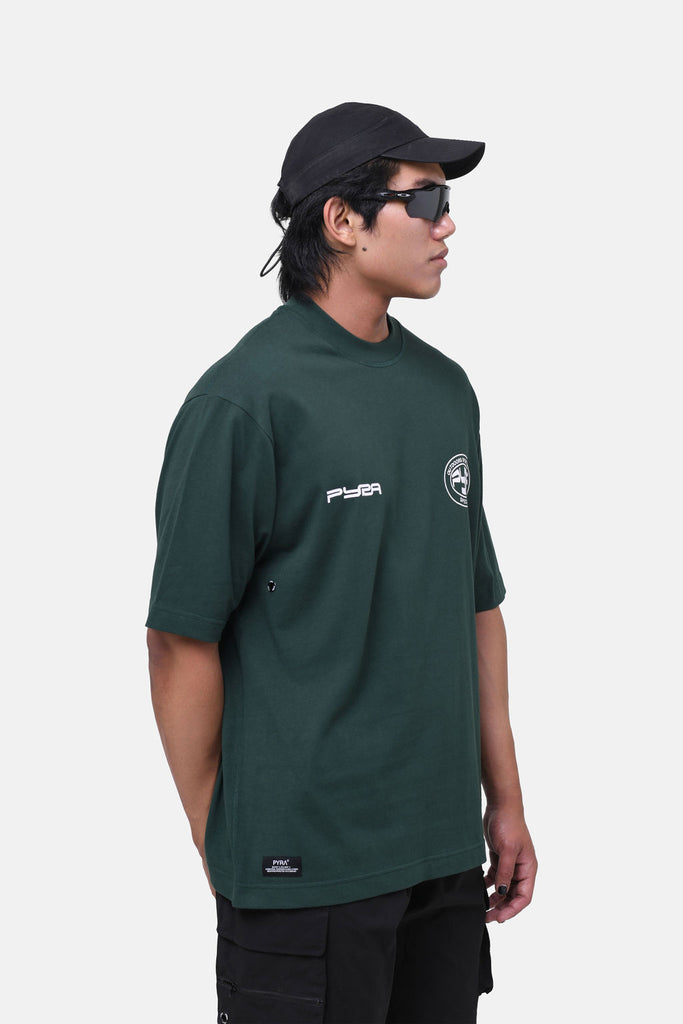 OUTDOORS BOX TEE - GREEN