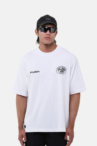 OUTDOORS BOX TEE - WHITE