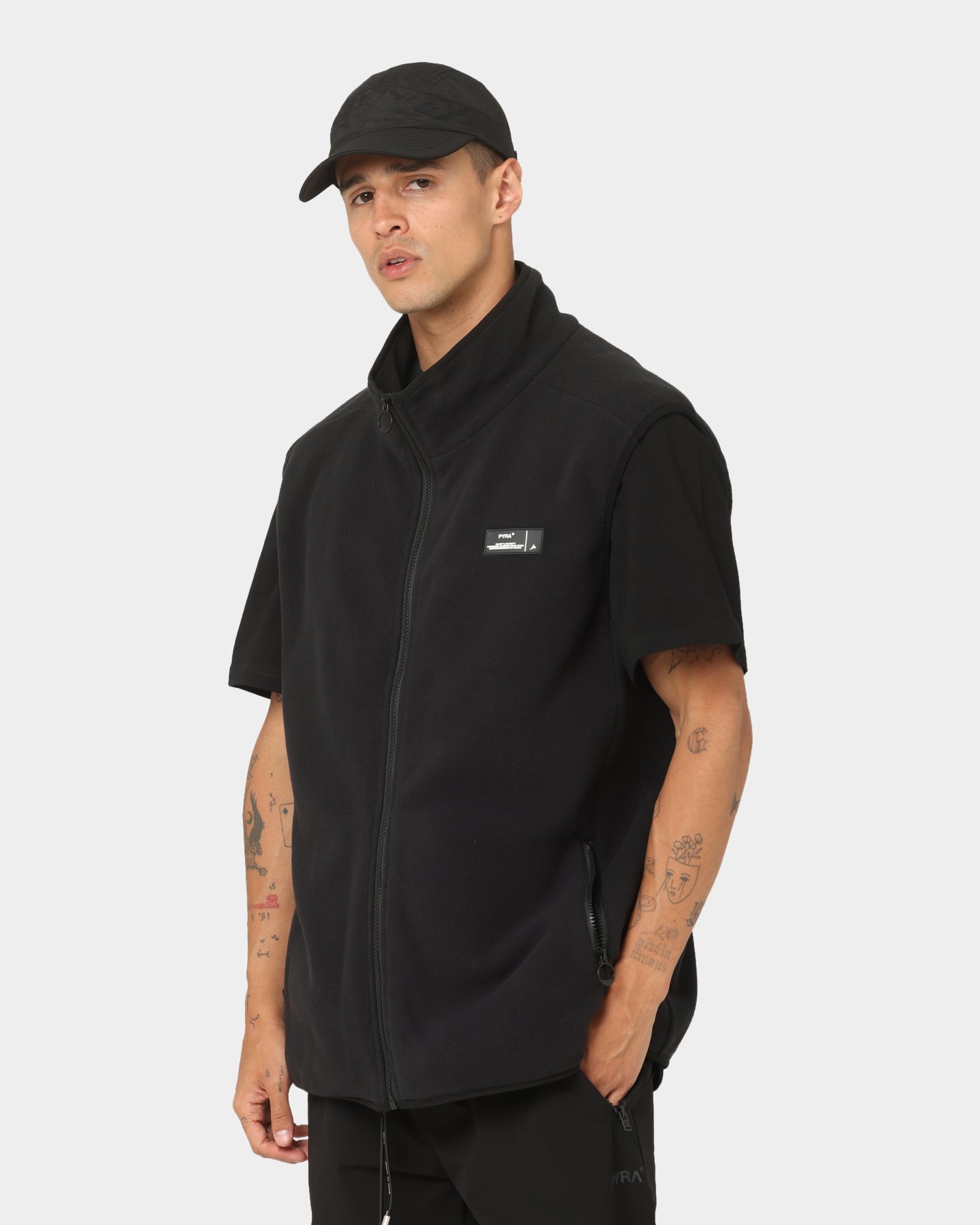 PYRA Polartec Fleece Vest Black/3M