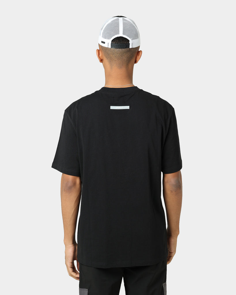 Pyra Stacked Logo T-Shirt Black/Black